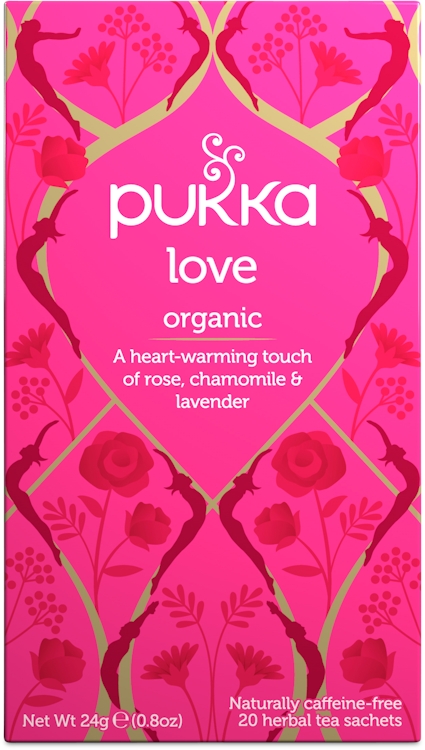 Pukka Love Organic 20 Herbal Tea Sachets
