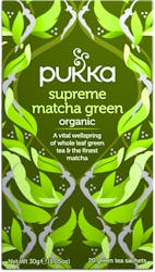 Pukka Supreme Matcha Green 20 Tea Bags