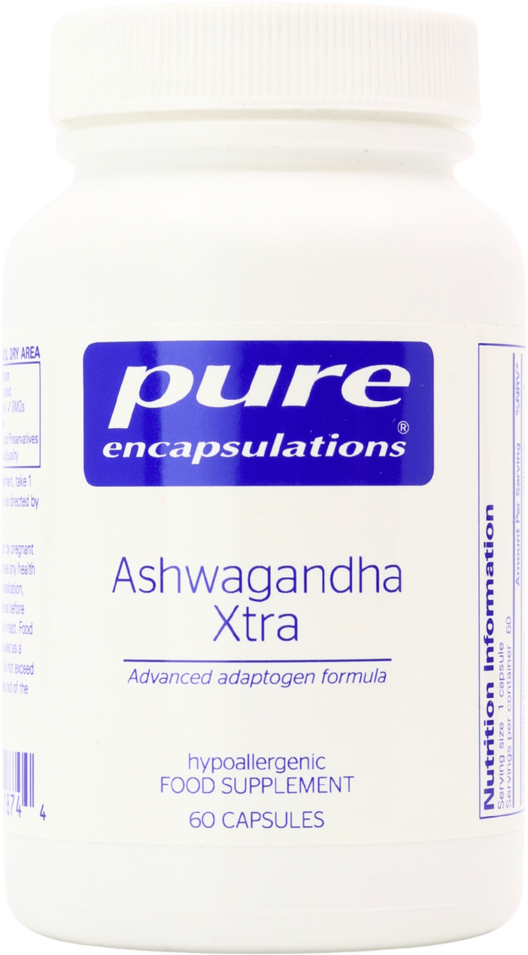 Pure Encapsulations Ashwagandha Xtra 60 Capsules