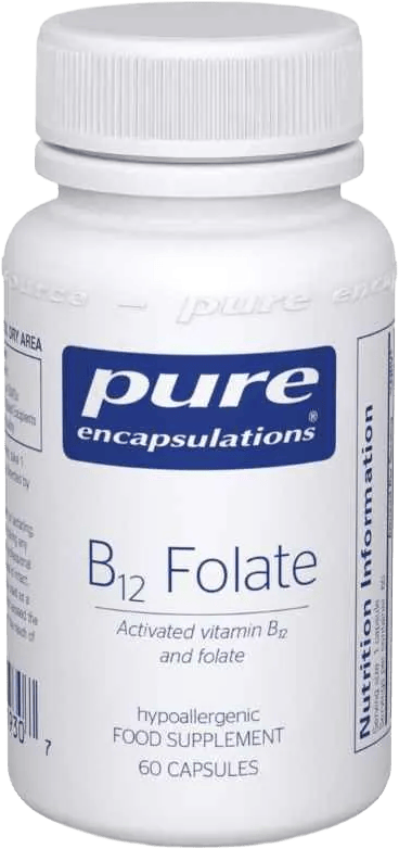 Pure Encapsulations B12 Folate 60 Capsules