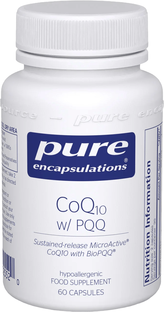 Pure Encapsulations CoQ10-SR with PQQ 60 Capsules