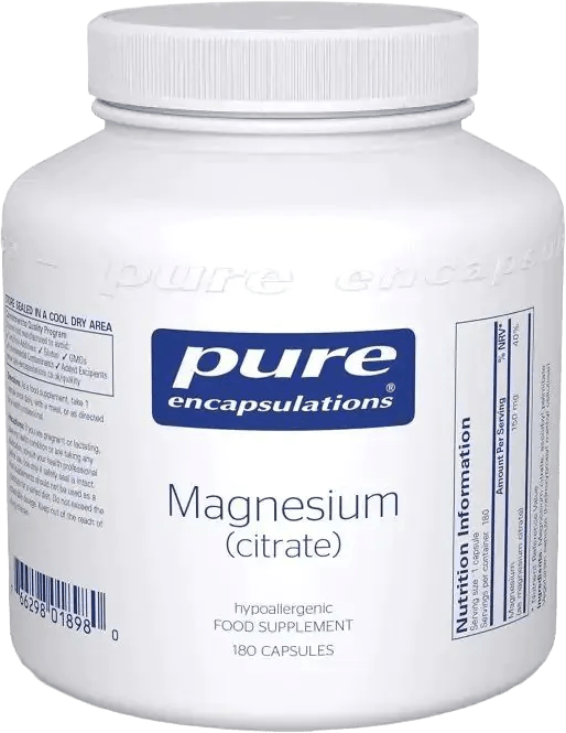 Pure Encapsulations Magnesium Citrate 180 Capsules