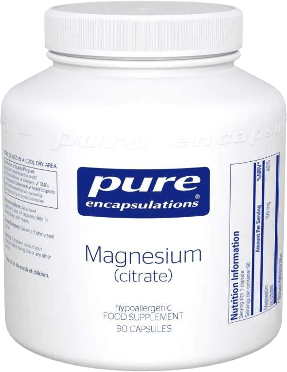 Pure Encapsulations Magnesium Citrate 90 Capsules