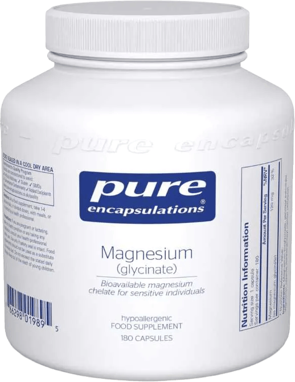Pure Encapsulations Magnesium Glycinate 180 Capsules