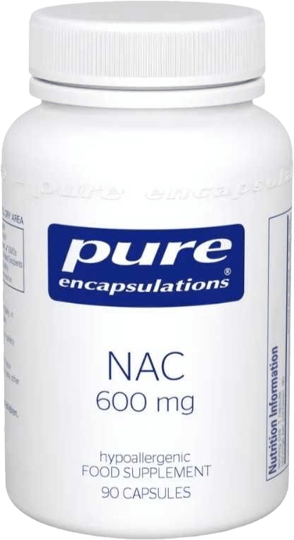 Pure Encapsulations NAC 600mg 90 Capsules