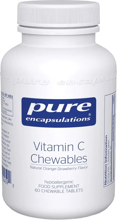 Pure Encapsulations Vitamin C  60 Chewable Tablets