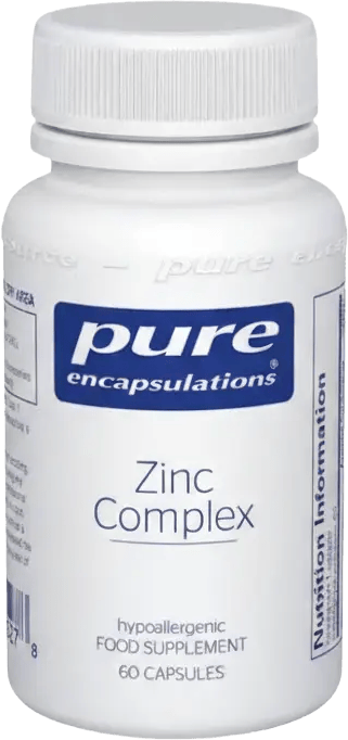 Pure Encapsulations Zinc Complex 60 Capsules