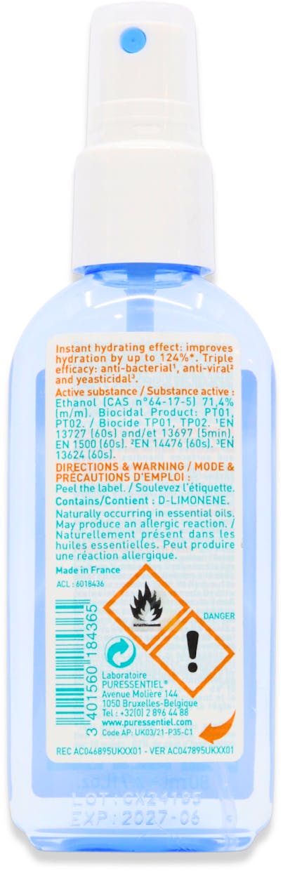 Puressentiel Antibacterial Lotion Spray 80ml - 2
