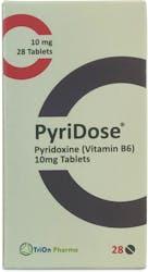 Pyridose Vitamin B6 Pyridoxine 10mg 28 Tablets