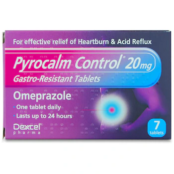 Pyrocalm Control 20mg 7 Tablets | medino