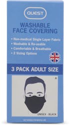 Quest Washable Face Coverings Pack Of 3