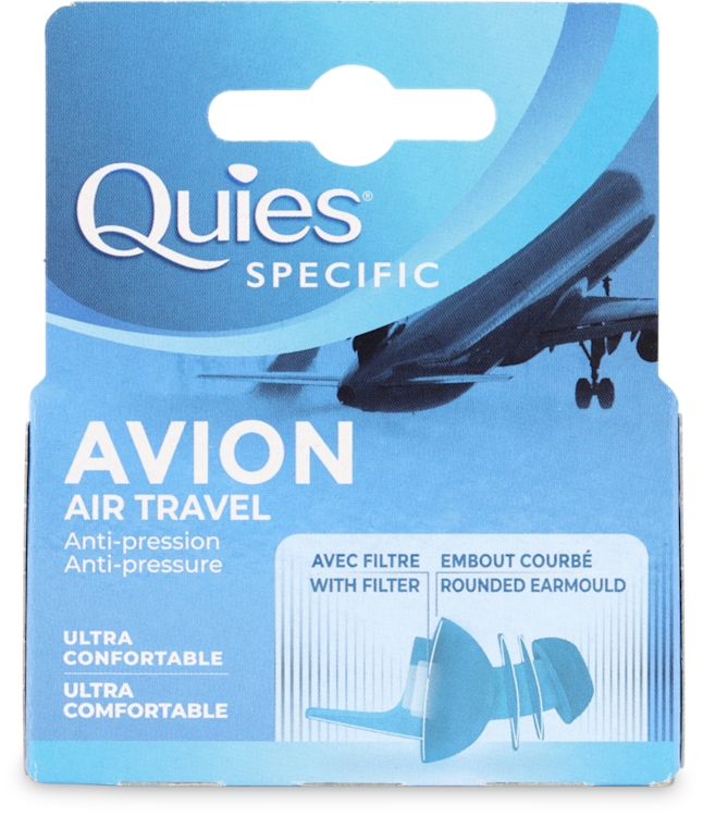 Quies Specific Air Travel Anti-Pressure Ear Plugs 1 Pair