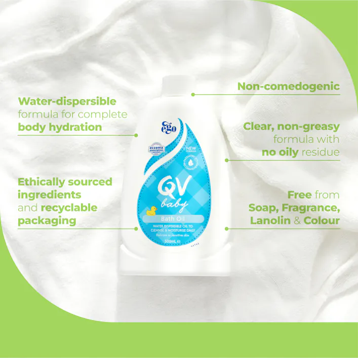 QV Baby Bath Oil 500ml - 5
