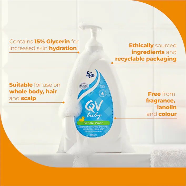 QV Baby Gentle Wash 500g - 3