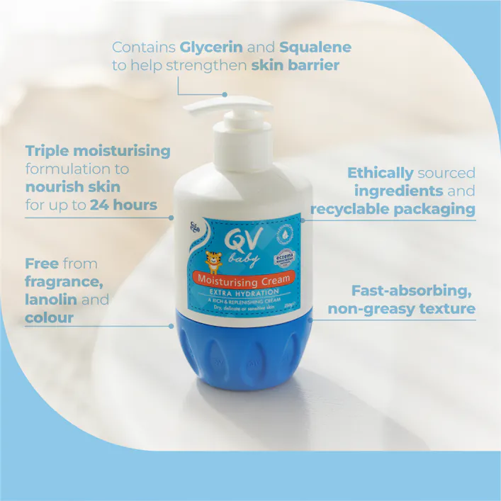 QV Baby Moisturising Cream 250g Pump - 4