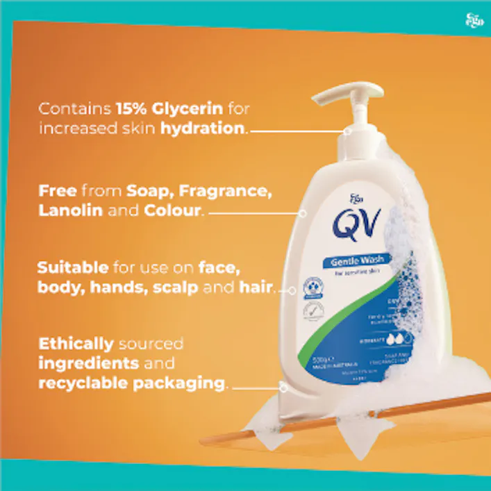 QV Gentle Wash for Very Dry Skin 500g - 4