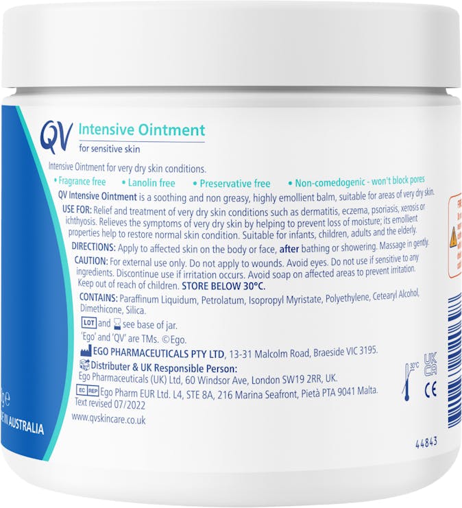 QV Intensive Ointment for Dry Skin Conditions 450g - 2