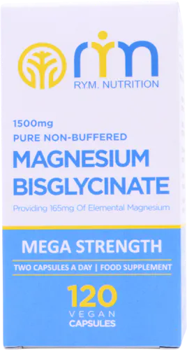 R.Y.M. Magnesium Bisglycinate 1500mg 120 Capsules