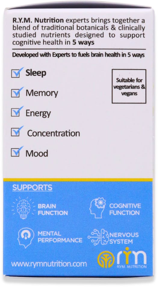 R.Y.M. Sleep Rest & Restore Formula 30 Capsules - 2