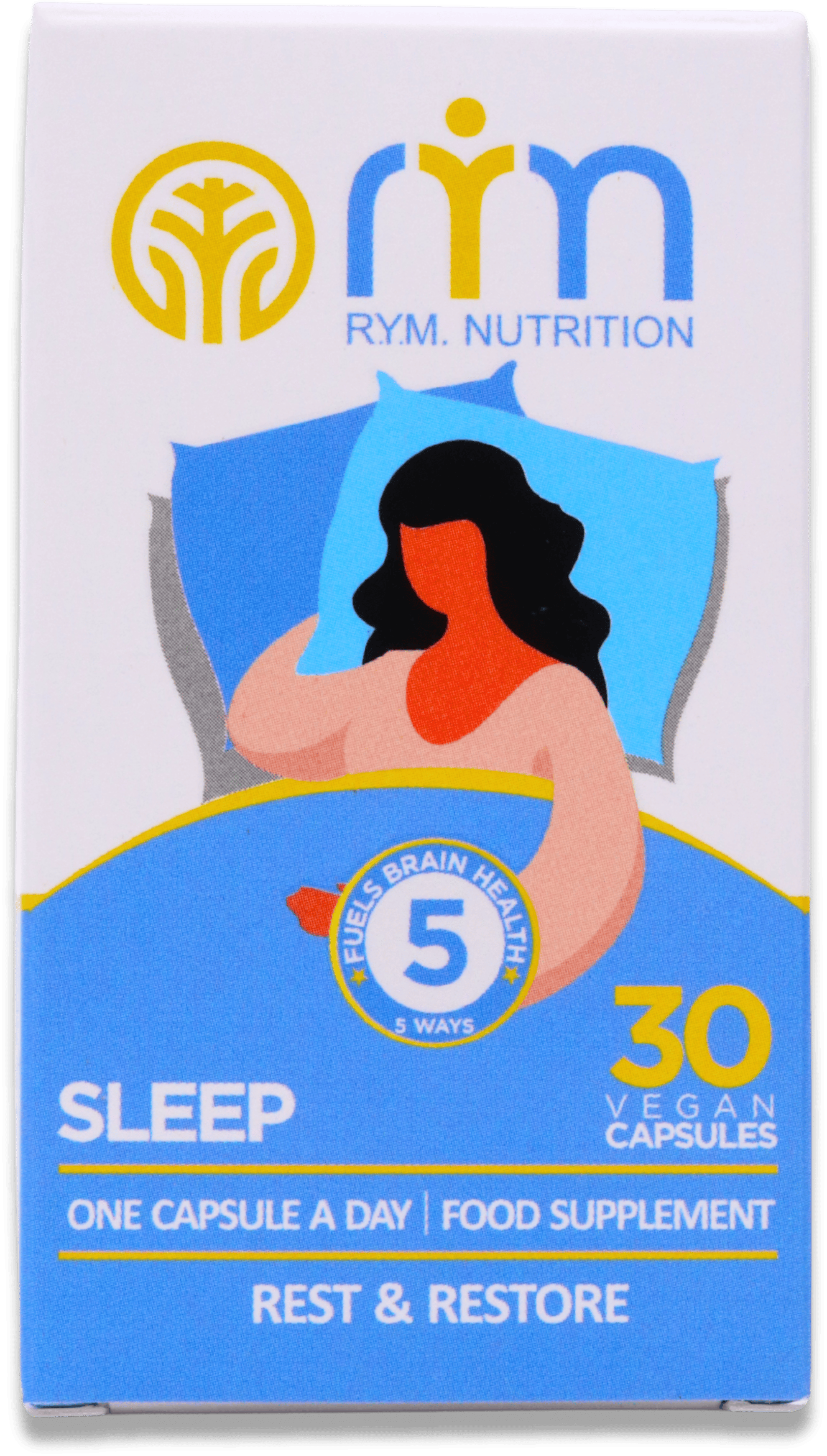 R.Y.M. Sleep Rest & Restore Formula 30 Capsules