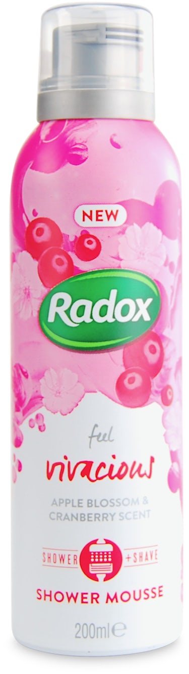 Radox Feel Vivacious Apple Blossom & Cranberry Shower Mousse 200ml