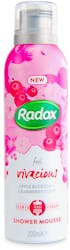 Radox Feel Vivacious Apple Blossom & Cranberry Shower Mousse 200ml