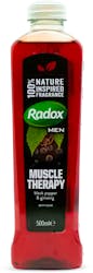 Radox Men Bath Soak Muscle Therapy Black Pepper & Ginseng 500ml