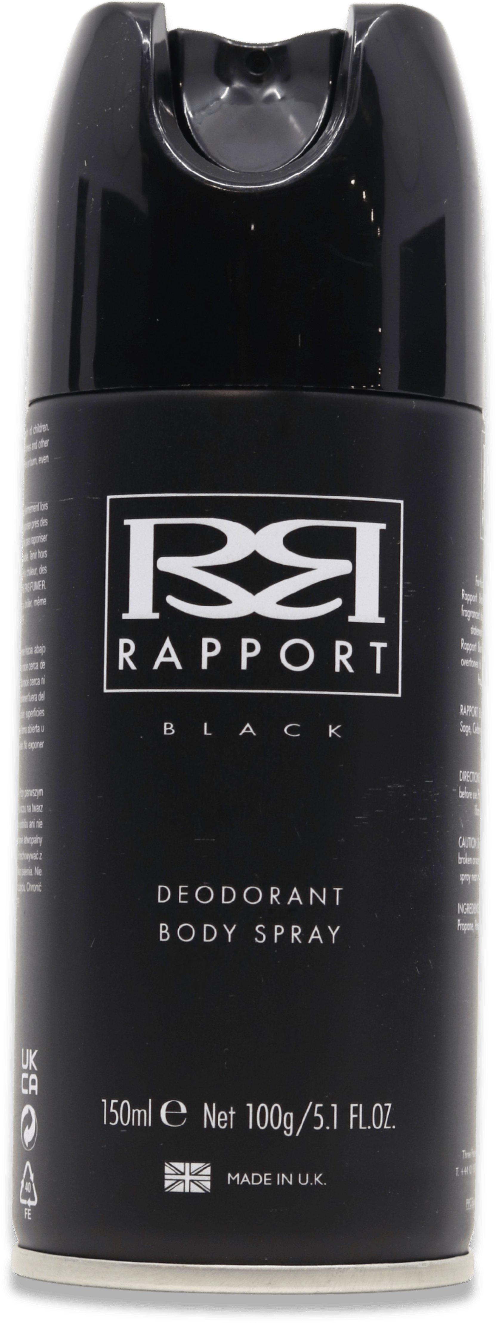 Rapport Black Body Spray 150ml
