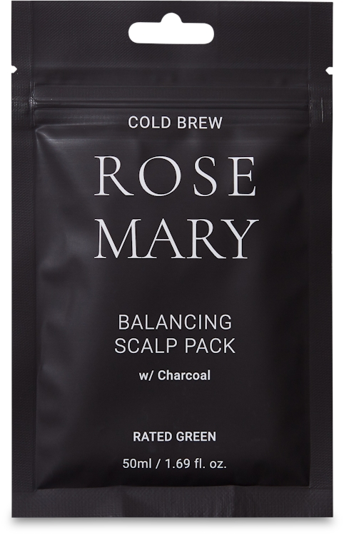 Photos - Hair Product Rated Green Cold-Brew Rosemary Balancing Scalp Pack with Charcoal 50ml