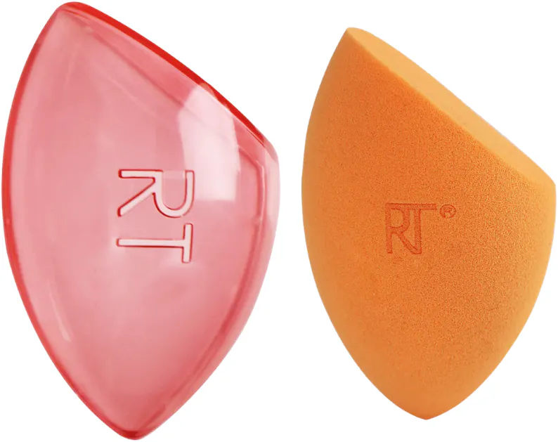 Real Techniques Miracle Complexion Sponge Makeup Blender + Travel Case - 2