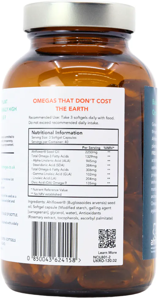 Regenerative Omegas Plant-Based Omega 3-6-9 120 Softgel Capsules - 2