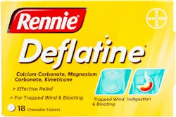 Rennie Deflatine 18 Tablets