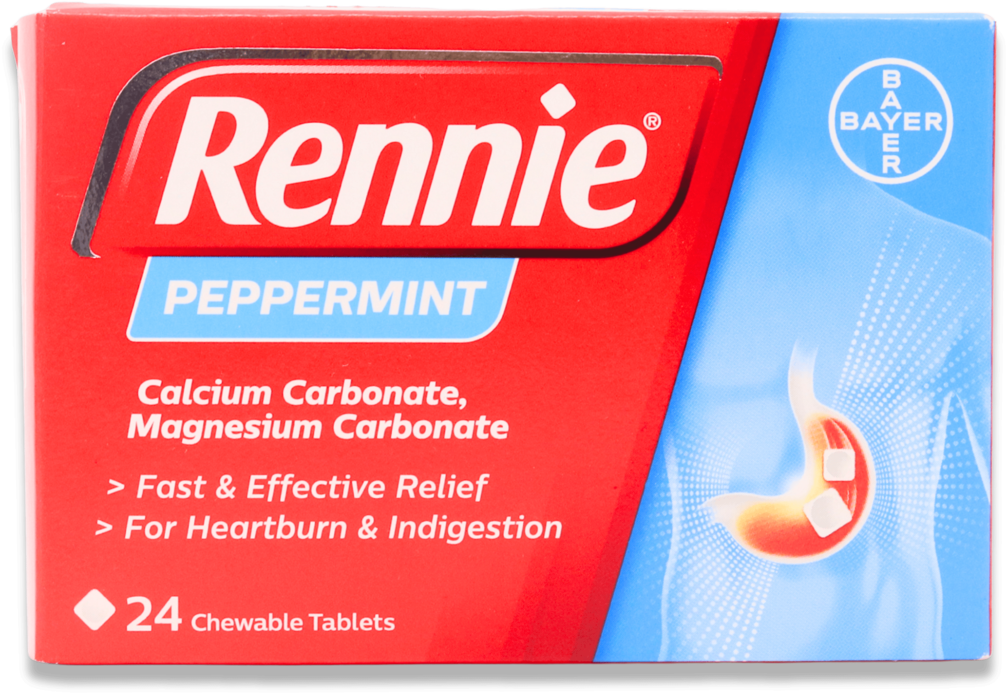 Rennie Peppermint 24 Chewable Tablets