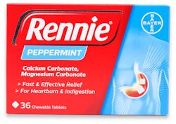 Rennie Peppermint 36 Chewable Tablets