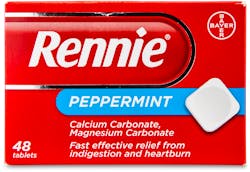 Rennie Peppermint 48 Pack