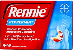 Rennie Peppermint 96 tablets