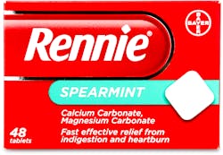 Rennie Spearmint 48 Pack
