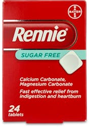 Rennie Sugar Free 24s