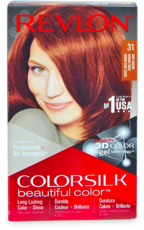 Photos - Hair Dye Revlon Colorsilk Permanent Hair Colour 31 Dark Auburn 