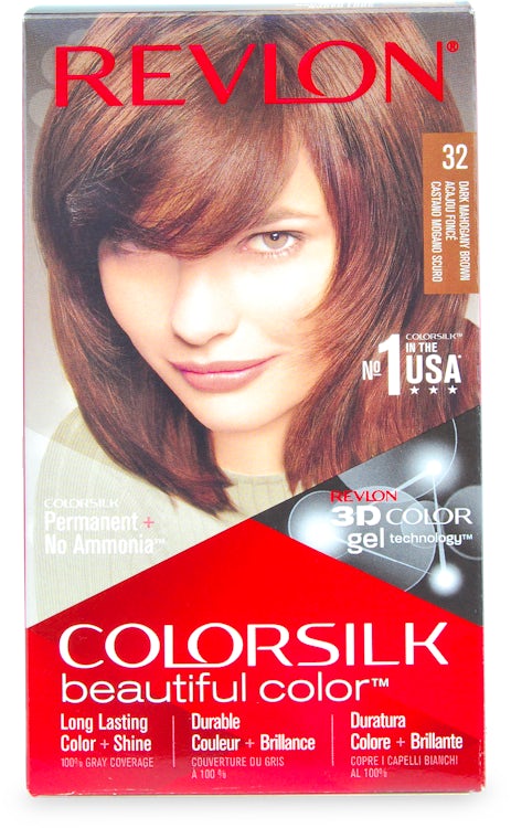 Revlon Colorsilk Permanent Hair Colour Dark Mahogany Brown | medino
