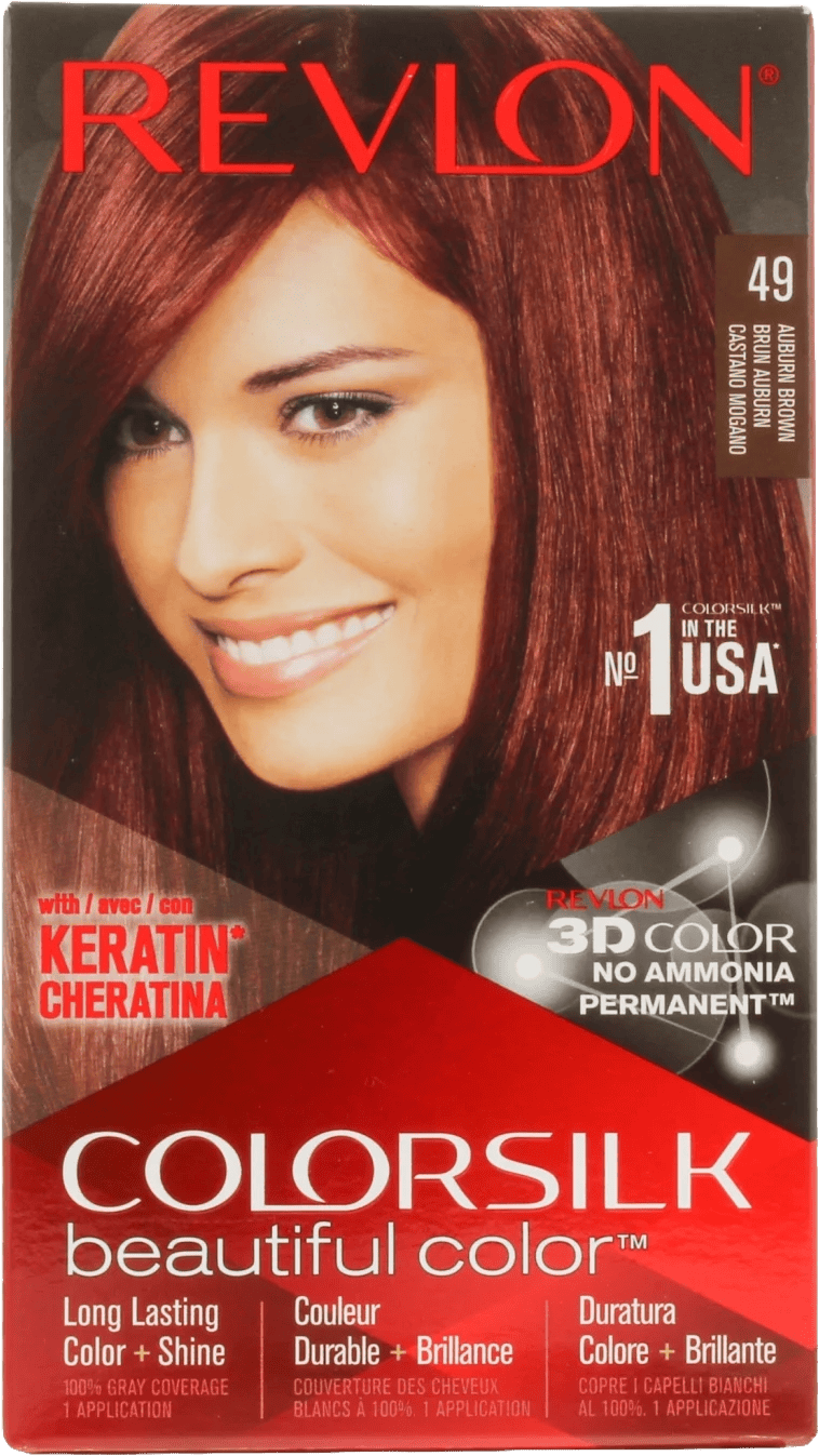 Revlon Colorsilk Permanent Hair Colour 49 Auburn Brown
