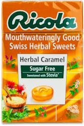 Ricola Herbal Caramel Sugar Free Lozenges 45g
