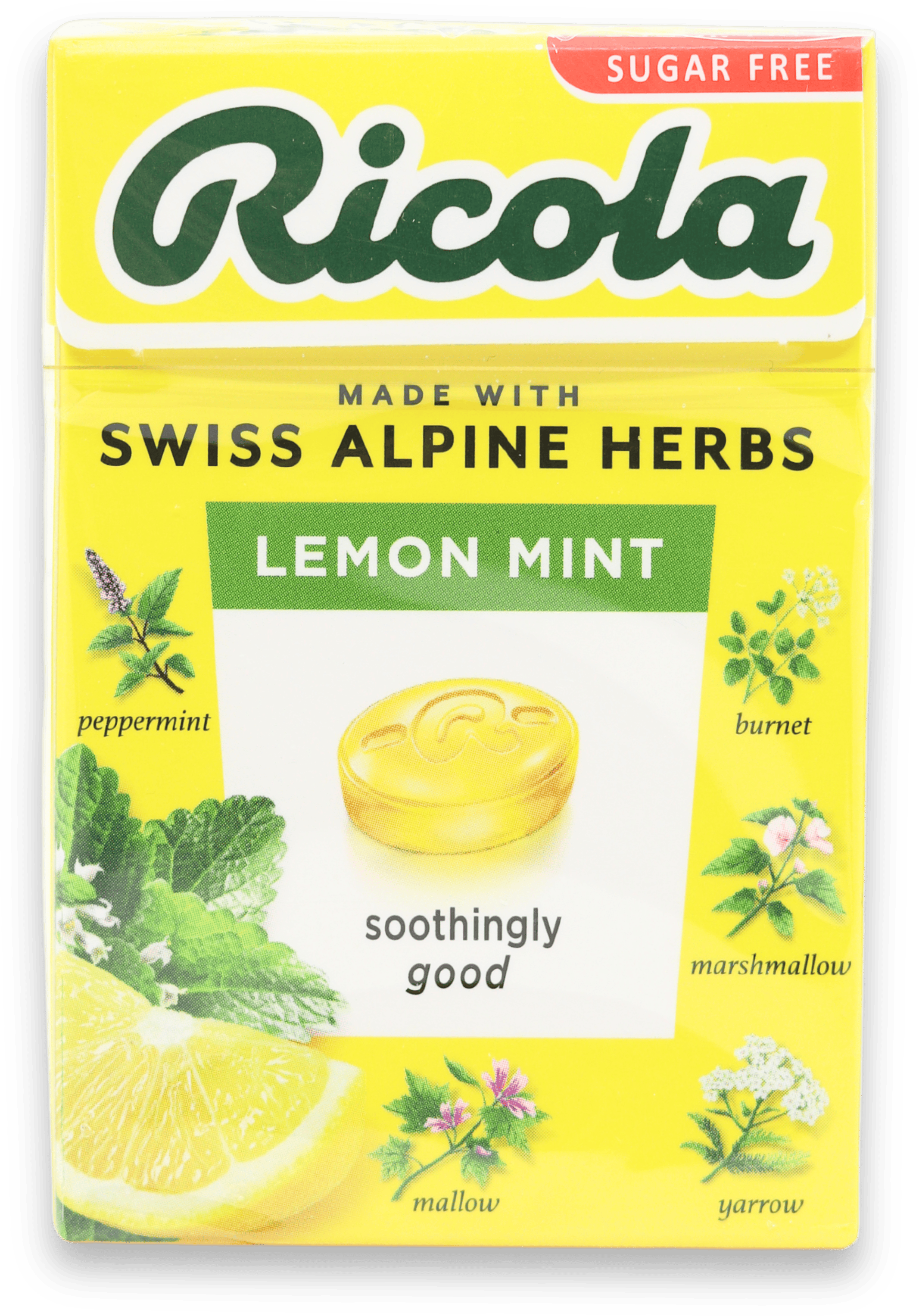 Ricola Lemon Mint Sugar Free Lozenges 45g