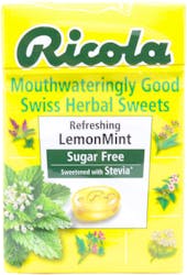 Ricola Lemon Mint SF Lozenges Box Stevia 45g