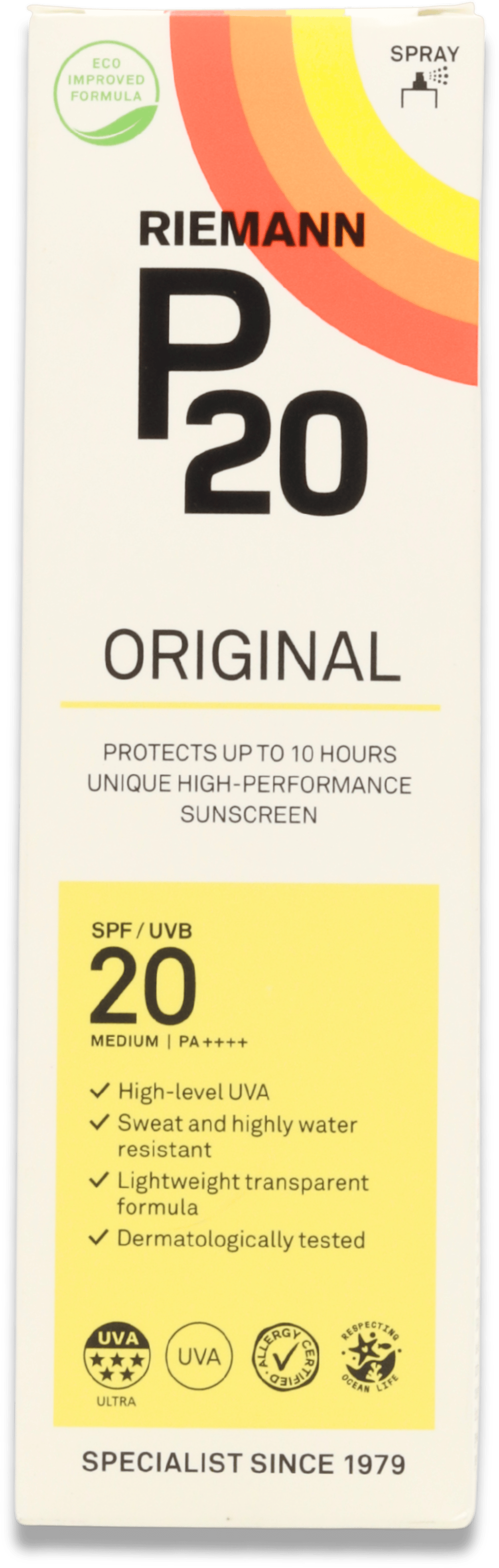 Riemann P20 Original SPF20 Spray 85ml