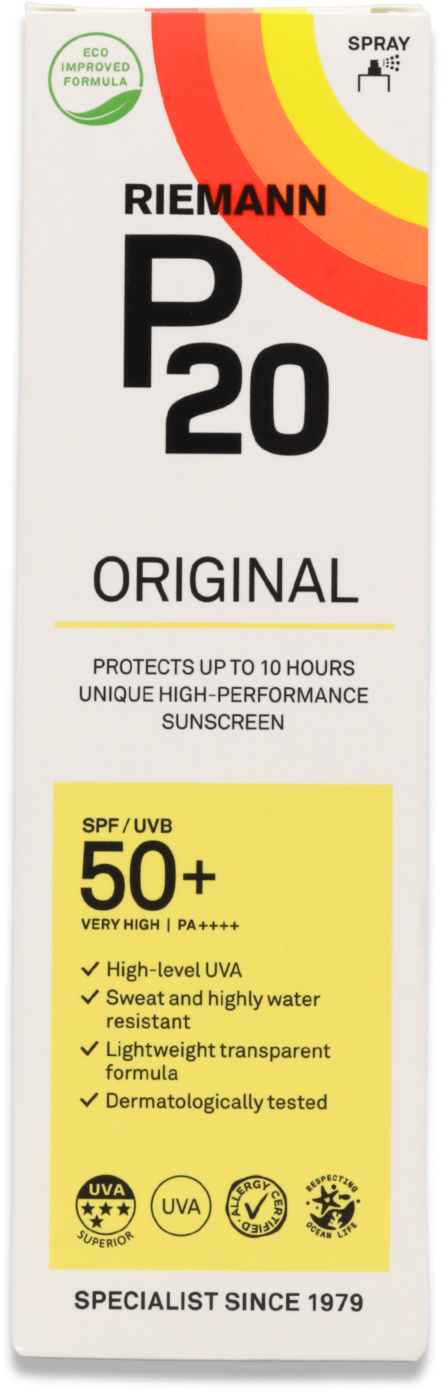 Riemann P20 Original SPF 50+ Spray 85ml