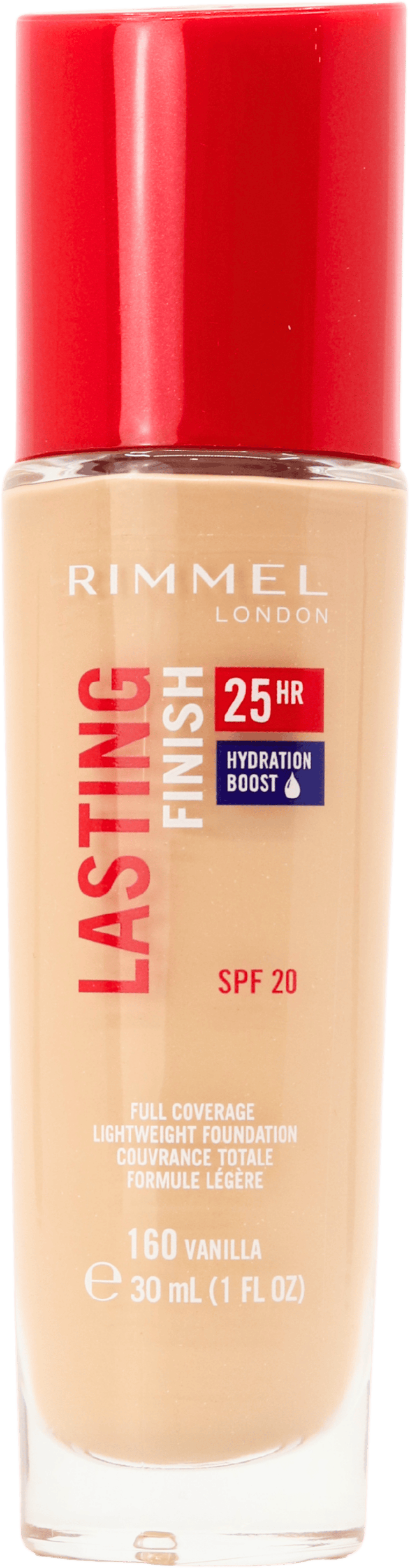 Rimmel Lasting Finish 25H Foundation 30ml - 160 Vanilla