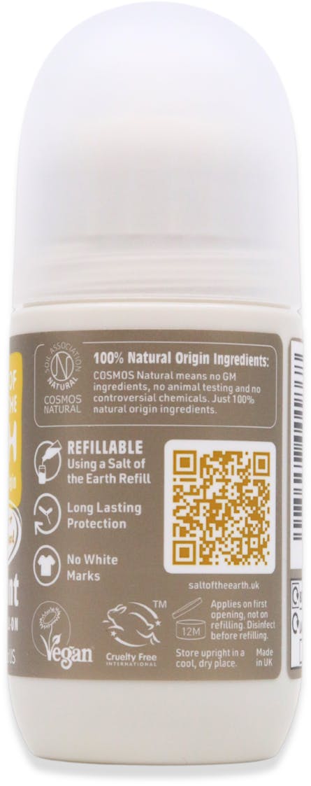 Salt of the Earth Amber & Sandalwood Deodorant Roll-on 75ml - 2