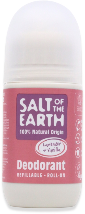 Salt of the Earth Refillable Roll-On Deodorant - Lavender & Vanilla