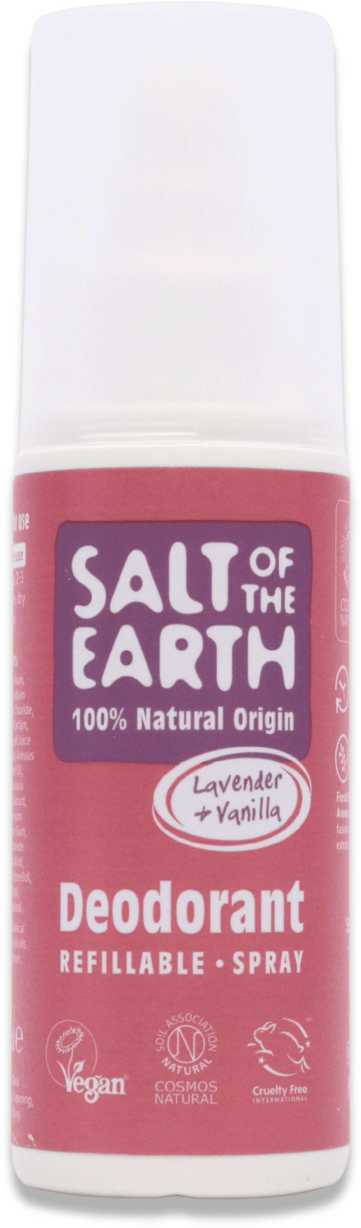 Salt of the Earth Lavender & Vanilla Deodorant Refill Spray 100ml